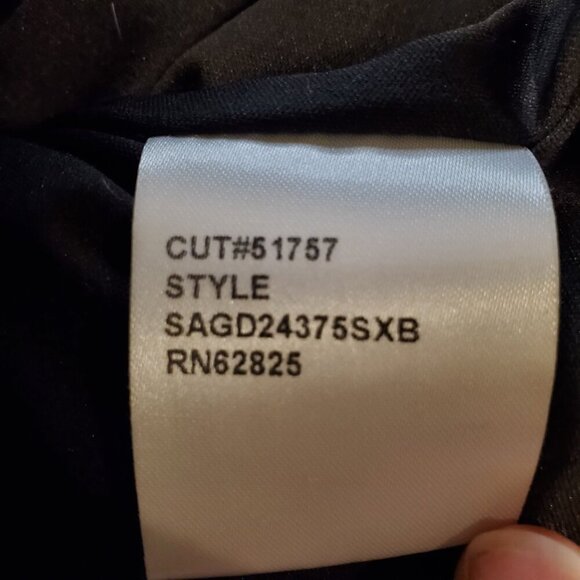 SHO by Tadashi Shoji SZ L Embellished Strapless Sheath Neoprene Cocktail Dress - Picture 10 of 10